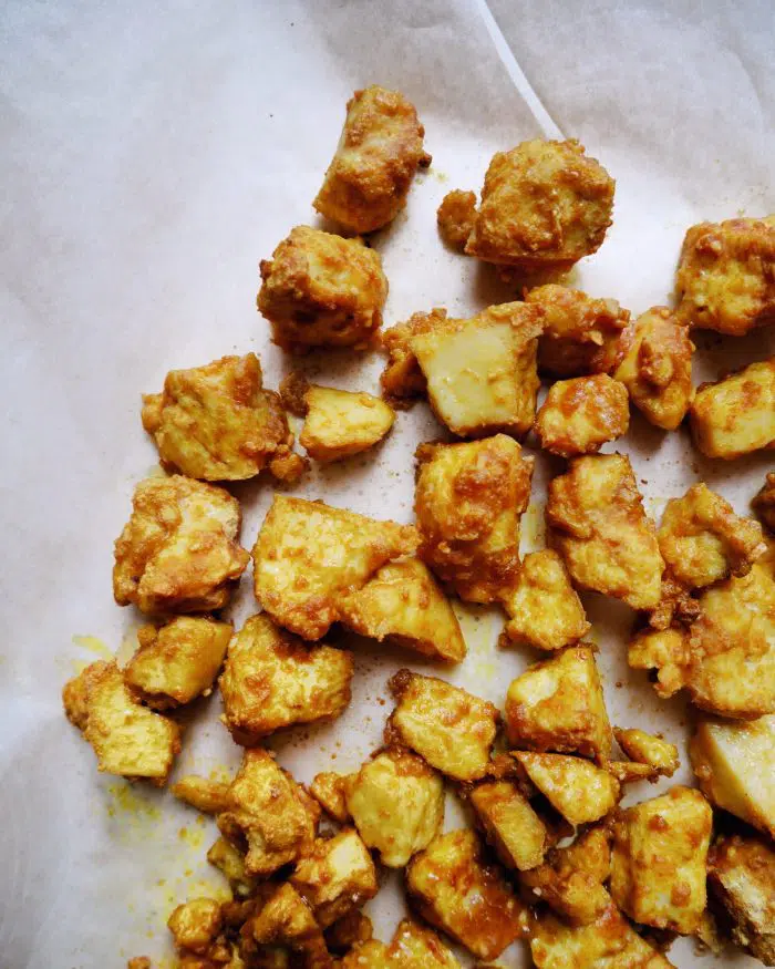 Tofu *presque* magique (sans levure alimentaire!)